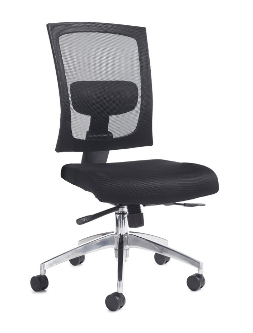 Mesh Office Chair Black Gemini Task Chair GEM300K2 by Dams