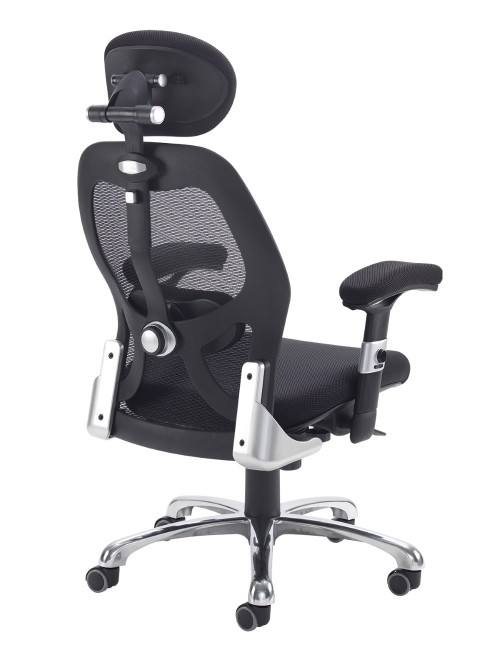 Mesh Office Chair Black Sandro Ergonomic Office Chair SND300K2-K by Dams - enlarged view