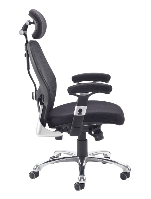 Mesh Office Chair Black Sandro Ergonomic Office Chair SND300K2-K by Dams - enlarged view