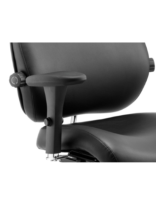 Chiro Plus Ultimate 24 Hour Leather Office Chair - enlarged view