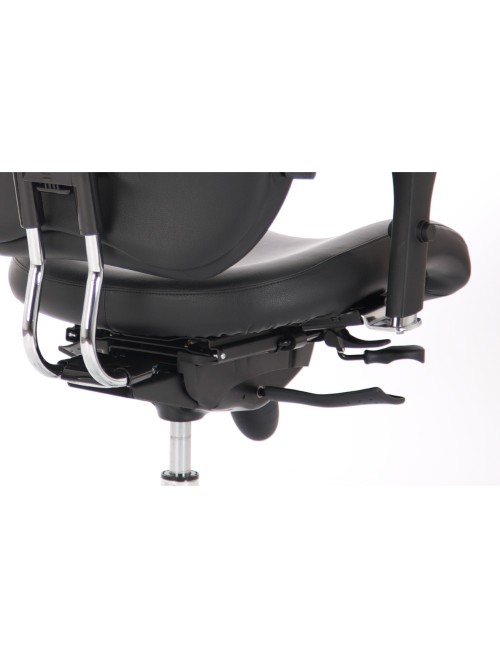 Chiro Plus Ultimate 24 Hour Leather Office Chair - enlarged view