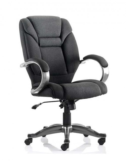 Office Chairs - Galloway Executive Fabric Armchair in Black