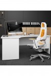 Zure Orange Executive Elastomer Office Chair w/ Headrest KC0165 - enlarged view