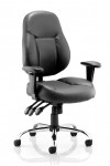 Office Chairs - Dynamic Storm Bonded Leather Task Chair OP000129 - enlarged view