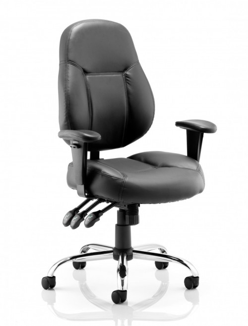 Office Chairs - Dynamic Storm Bonded Leather Task Chair OP000129