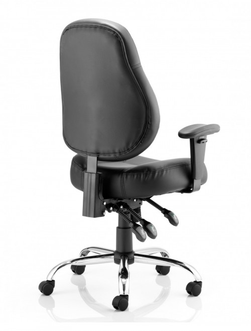 Office Chairs - Dynamic Storm Leather Task Operator Chair - enlarged view