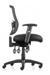 Office Chairs - Dynamic Portland 3 Black Mesh Office Chair OP000110 - enlarged view