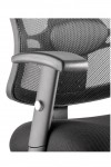 Office Chairs - Dynamic Portland 3 Black Mesh Office Chair OP000110 - enlarged view