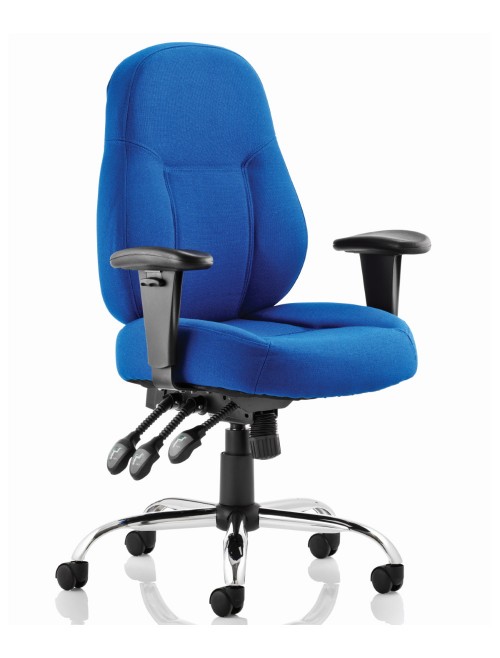 Office Chairs - Dynamic Storm Fabric Operators Chair in Blue