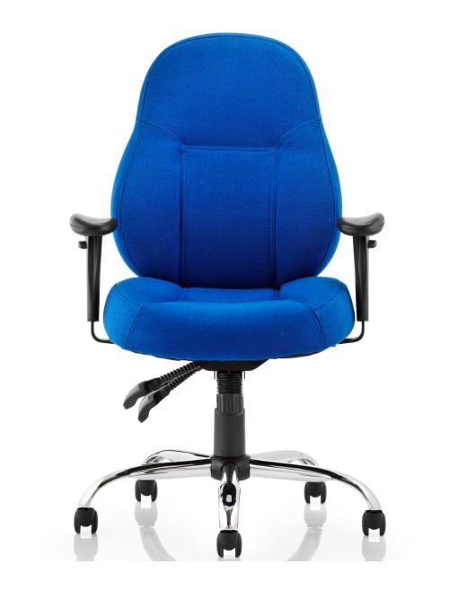 Office Chairs - Dynamic Storm Fabric Operators Chair in Blue - enlarged view