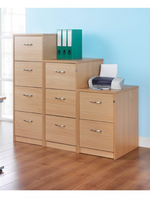 LF2 Deluxe Executive 2 Drawer Filing Cabinet  - enlarged view