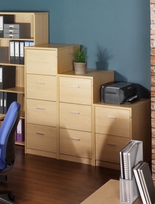 LF2 Deluxe Executive 2 Drawer Filing Cabinet  - enlarged view