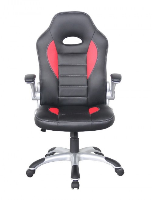 Talladega Black and Red Racing Style Office Chair AOC8211R - enlarged view