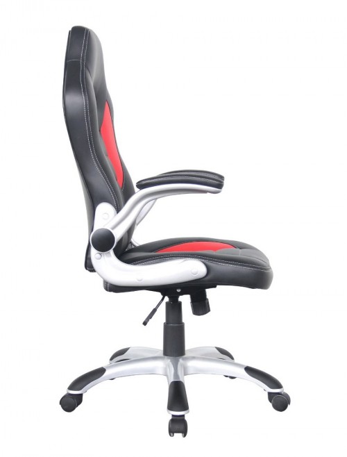 Talladega Black and Red Racing Style Office Chair AOC8211R - enlarged view