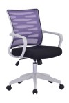 Mesh Office Chair Purple Spyro Computer Chair BCM/K488/WH-PL by Eliza Tinsley - enlarged view