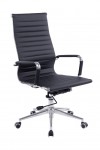 Bonded Leather Office Chair Black Aura High Back Executive Chair BCL/9003/BK by Eliza Tinsley - enlarged view