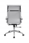 Bonded Leather White Office Chair Aura High Back BCL/9003/WH by Eliza Tinsley - enlarged view