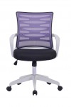 Mesh Office Chair Purple Spyro BCM/K488/WH-PL by Eliza Tinsley - enlarged view