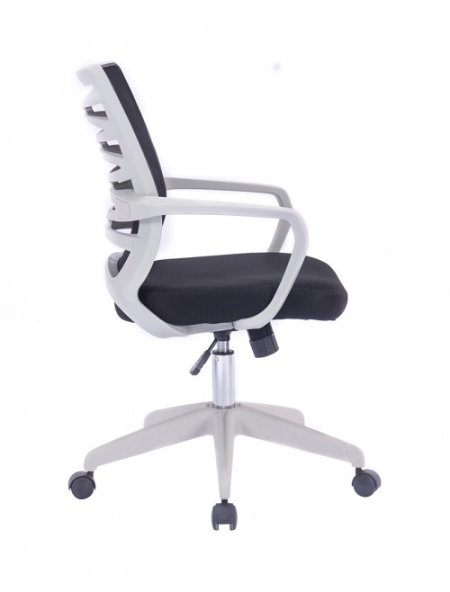 Mesh Office Chair Black Spyro BCM/K488/WH-BK by Eliza Tinsley - enlarged view