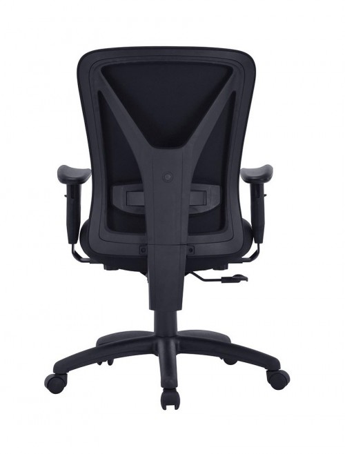 Black Office Chair Fortis Bariatric Fabric Task Chair BCF/K360/BK by Eliza Tinsley - enlarged view