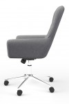 Fabric Office Chair Grey Benjamin Computer Chair AOC4482GRY by Alphason - enlarged view