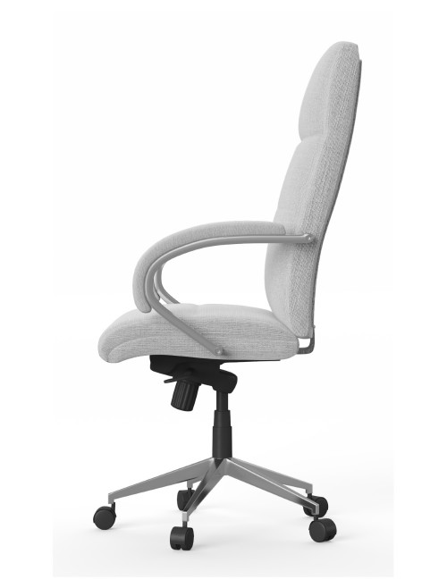 Fabric Office Chair Grey Bedford Computer Chair AOC1580GRY by Alphason - enlarged view