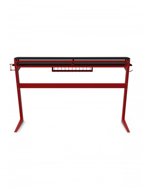 Gaming Desk Aries Red and Black Home Office Desk AW9210 by Alphason Dorel - enlarged view