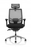 Mesh Office Chair Black Ergo Click 24hr Chair with Headrest KC0296 by Dynamic - enlarged view