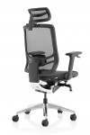 Mesh Office Chair Black Ergo Click 24hr Chair with Headrest KC0297 by Dynamic - enlarged view