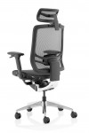 Mesh Office Chair Black Ergo Click 24hr Chair with Headrest KC0297 by Dynamic - enlarged view