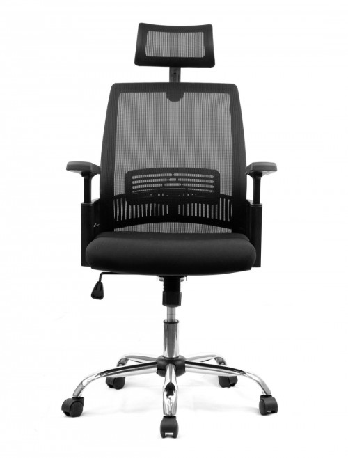 Mesh Office Chair Black Alpha Computer Chair BCM/F816/BK by Eliza Tinsley - enlarged view