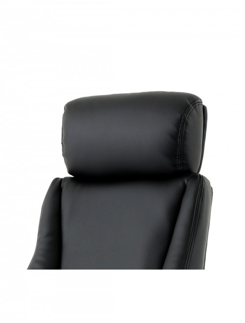 Office Chair Black Windsor Bonded Leather Executive Chair EX000213 by Dynamic - enlarged view