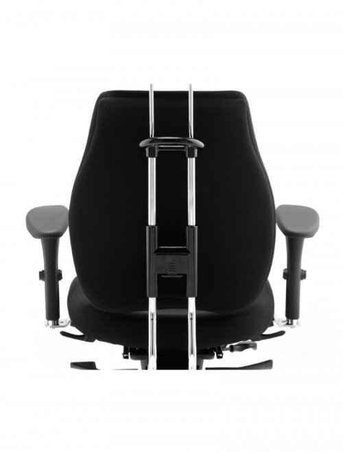 Office Chair Black Chiro Plus 24 Hour Ergonomic Computer Chair PO000002 by Dynamic - enlarged view