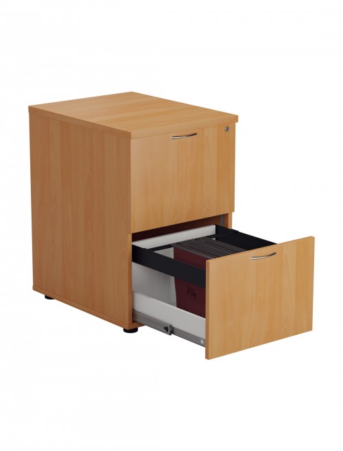 Office Storage Beech Filing Cabinet 2 Drawer TES2FCBE2 by TC