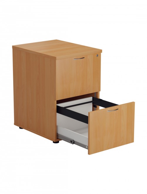 Office Storage Beech Filing Cabinet 2 Drawer TES2FCBE2 by TC - enlarged view