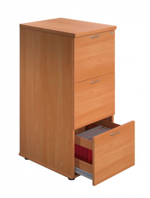 Office Storage Beech Filing Cabinet 3 Drawer TES3FCBE2 by TC - enlarged view