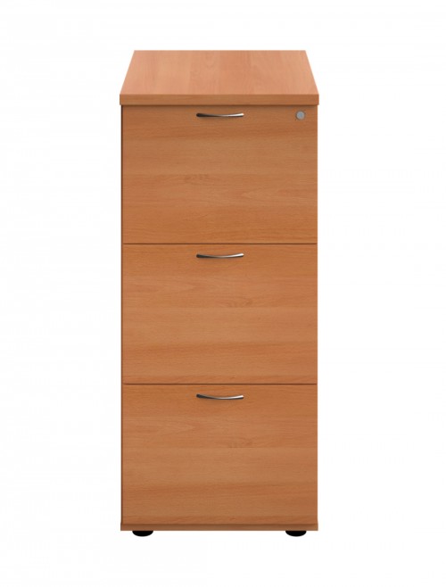 Office Storage Beech Filing Cabinet 3 Drawer TES3FCBE2 by TC - enlarged view