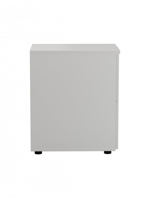 Office Storage White Filing Cabinet 2 Drawer TES2FCWH by TC - enlarged view