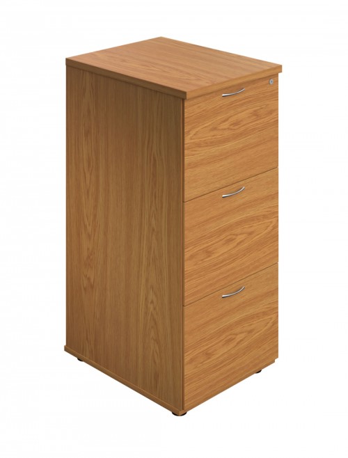 Office Storage Oak Filing Cabinet 3 Drawer TES3FCNO by TC - enlarged view