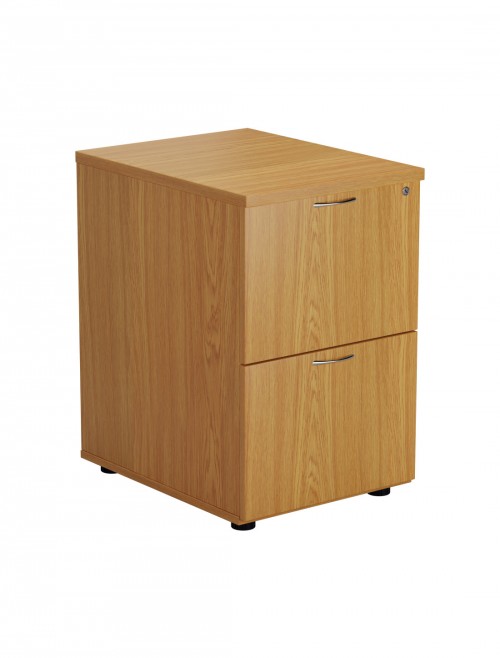 Office Storage Oak Filing Cabinet 2 Drawer TES2FCNO by TC - enlarged view