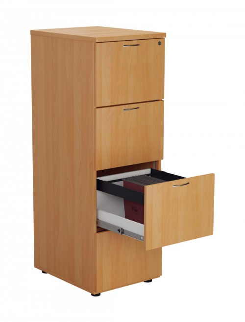 Office Storage Beech Filing Cabinet 4 Drawer TES4FCBE2 by TC