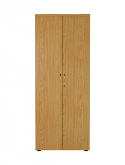 Office Cupboard Oak 2000mm Tall Office Storage Cupboard WDS2045CPNO by TC - enlarged view