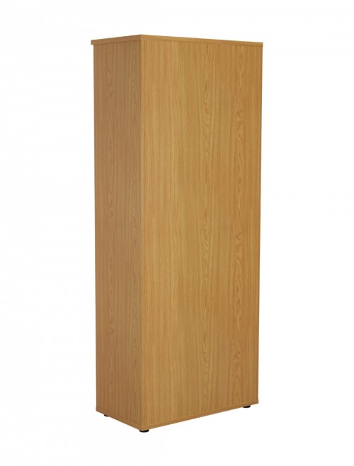 Office Storage 2000mm Tall Office Bookcase Oak WDS2045NO by TC - enlarged view