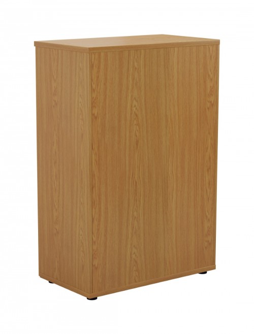 Office Cupboard Oak 1200mm Office Storage Cupboard WDS1245CPNO by TC - enlarged view