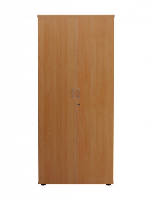 Office Cupboard Beech 1800mm Tall Office Storage Cupboard WDS1845CPBE by TC - enlarged view