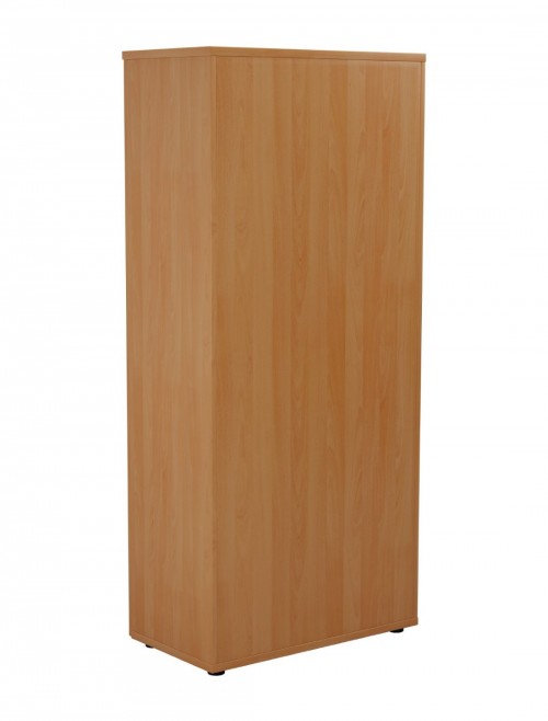 Office Cupboard Beech 1800mm Tall Office Storage Cupboard WDS1845CPBE by TC - enlarged view