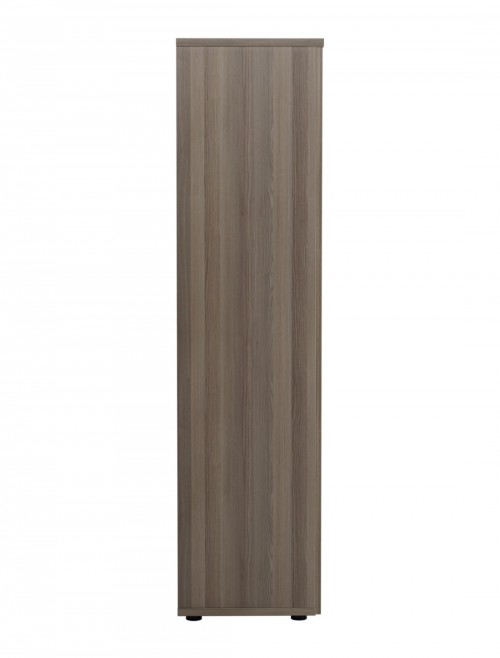 Office Cupboard Grey Oak 1800mm Tall Office Storage Cupboard WDS1845CPGO by TC - enlarged view