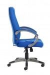 Office Chair Blue Lucca High Back Managers Chair LUC300T1-B by Dams - enlarged view