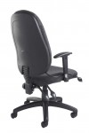 Office Chairs Charcoal Sofia Fabric High Back Managers Chair SOF300T1-C by Dams - enlarged view