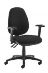 Office Chairs Black Jota High Back Operator Chair JH46-000-BLK by Dams - enlarged view